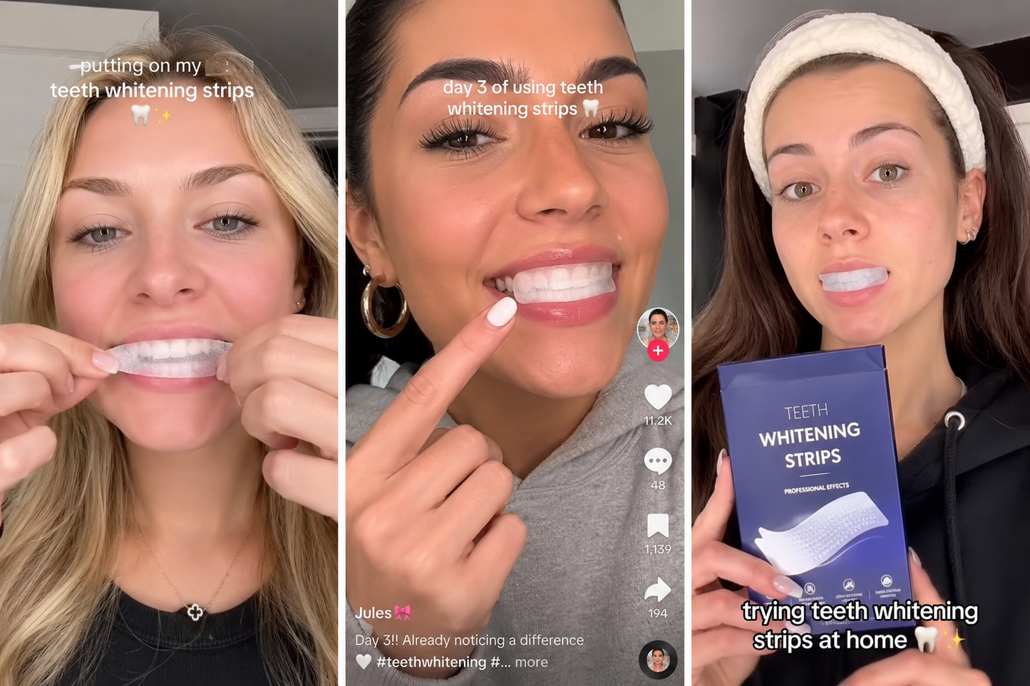 Transform Your Smile with Purple Teeth Whitening Strips - Brighten, Clean, and Reduce Sensitivity for a Radiant Oral Hygiene!