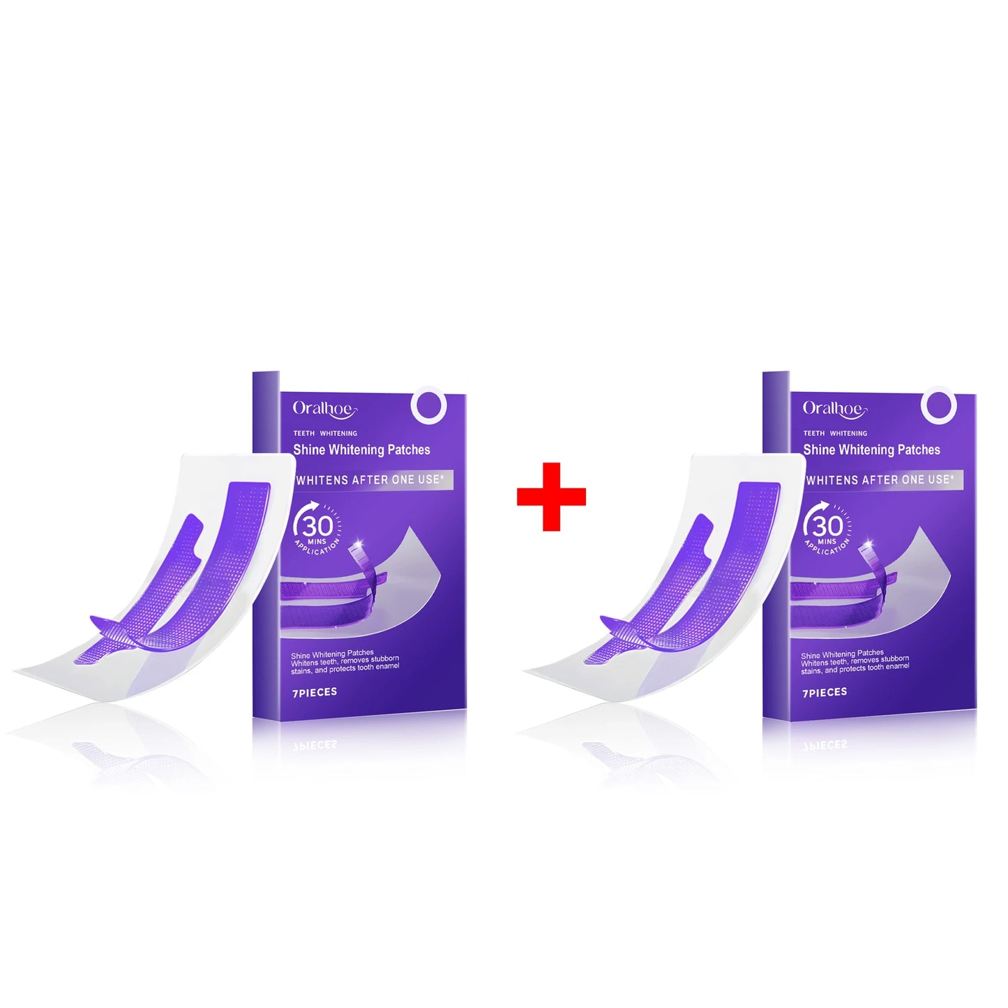 Transform Your Smile with Purple Teeth Whitening Strips - Brighten, Clean, and Reduce Sensitivity for a Radiant Oral Hygiene!