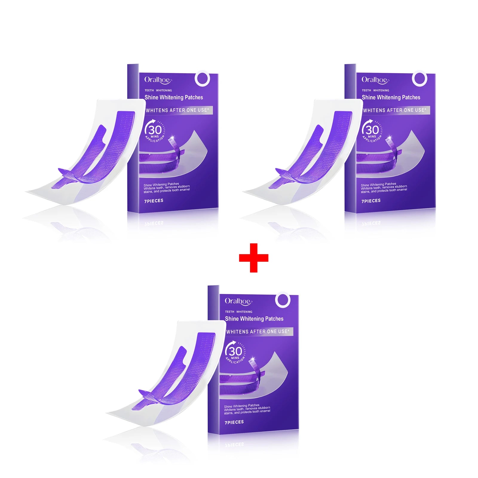 Transform Your Smile with Purple Teeth Whitening Strips - Brighten, Clean, and Reduce Sensitivity for a Radiant Oral Hygiene!